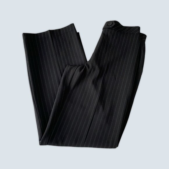 Denver Hayes Striped Dress Pants Sz 8 - Picture 1 of 6